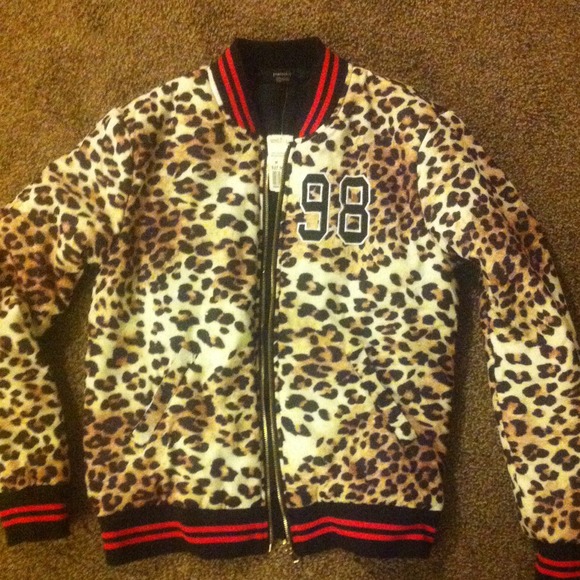 Cheetah print forever 21 jacket