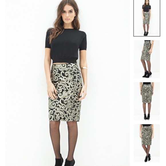 Forever 21 Dresses & Skirts - ✨HP✨Sequined Pencil Skirt
