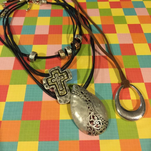 Premire designs leather necklaces