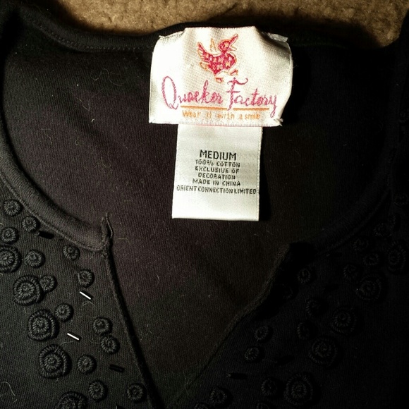 Quacker Factory Black top - Picture 4 of 4