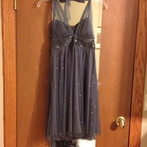 Shimmery Gray Dress!