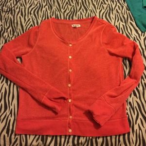 Tangerine cardigan
