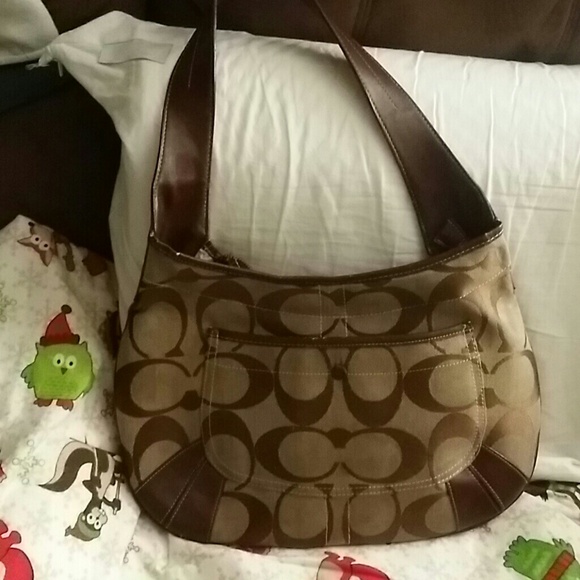 Coach brown purse