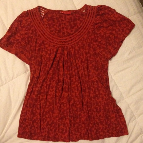 Autumn Floral Short Sleeve Top