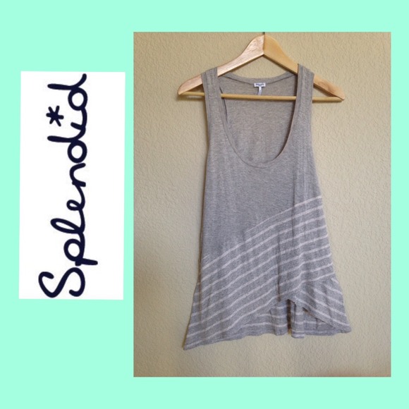 🚫SOLD🚫Splendid Striped Poorboy Tank