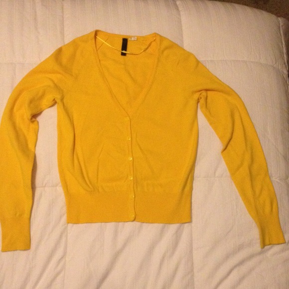 Mustard Yellow Cardigan
