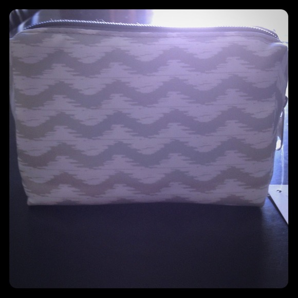 Chevron Stripped Makeup Bag