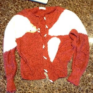Vintage fox cardigan