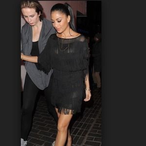 Topshop Limited Edition Fringe Dress