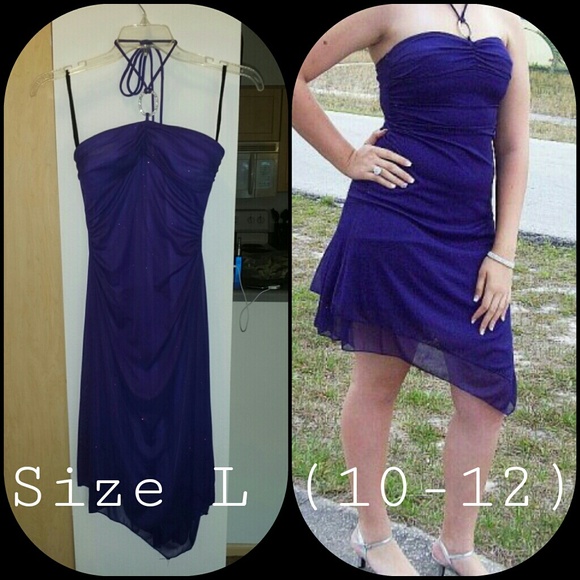 Sparkly Knee Length Prom Dress