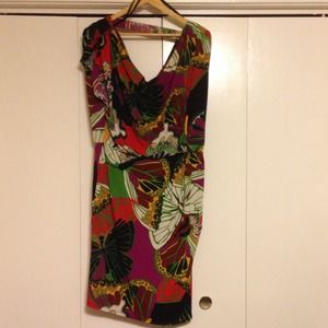 Alfani colorful jewel tone dress