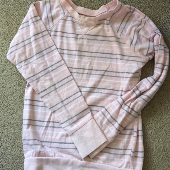 Girls pink long sleeve tee