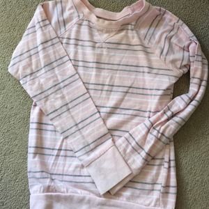 Girls pink long sleeve tee