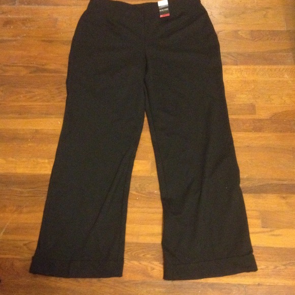 New York & co stretch city knit cuffed pants TALL