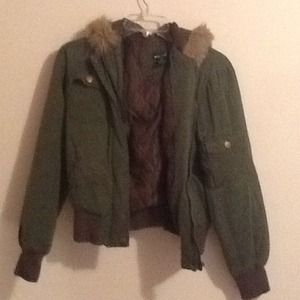 Dark green coat