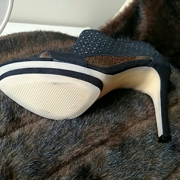 BCBG Suede Cut Out Pumps - Picture 2 of 4