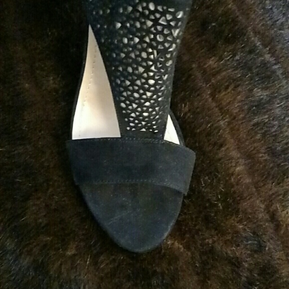BCBG Suede Cut Out Pumps - Picture 3 of 4