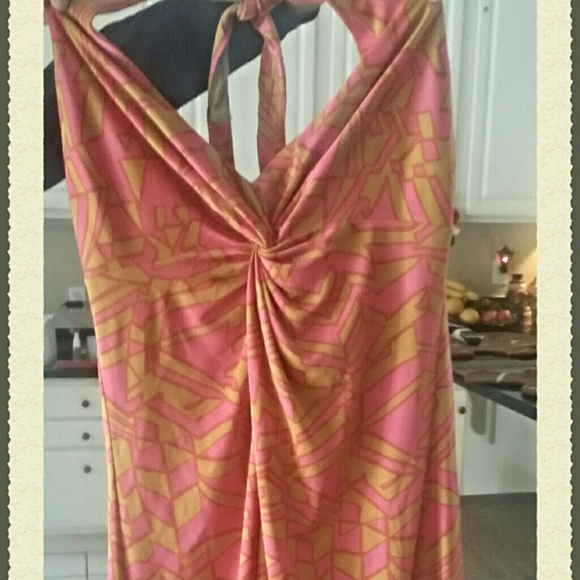 Trina Turk Halter Dress above knee.