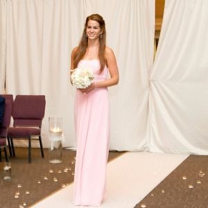 Alfred Angelo Bridesmaid Dress Tea Rose Altered