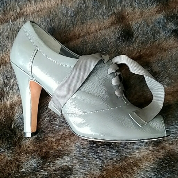 saks Shoes - SAKS Fifth Ave peep toe booties