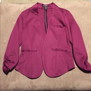 Purple blazer