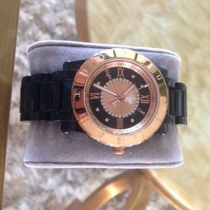 Juicy couture gold and black watch