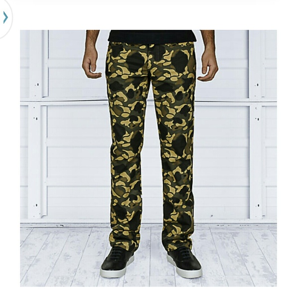 Camo Slim fit MEN jeans camoflauge print