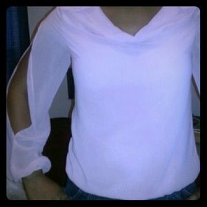 Salmon colored blouse