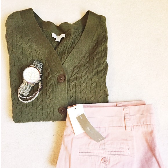 Talbots Cable-knit Cardigan