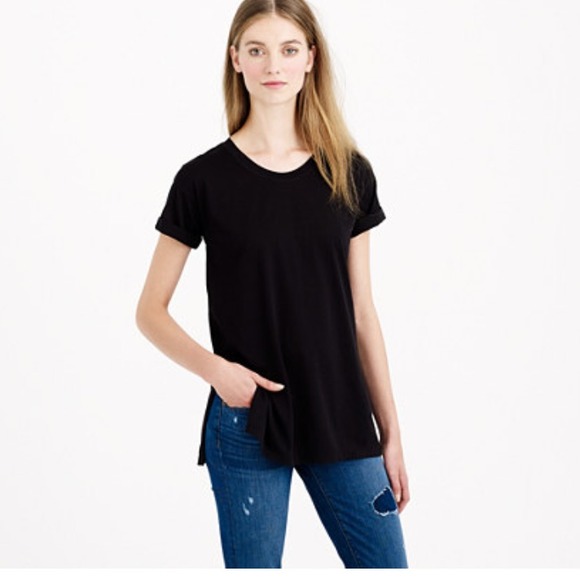 SOLD! J.Crew Olive Green Side Slit Tunic