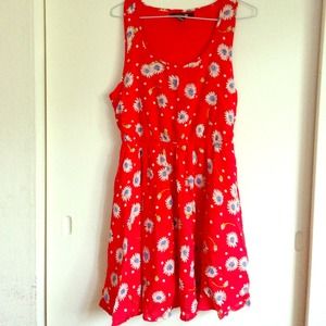 Red Floral Dress by Forever 21!!