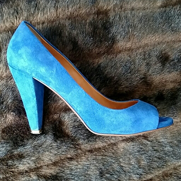 Madewell peep toe pumps