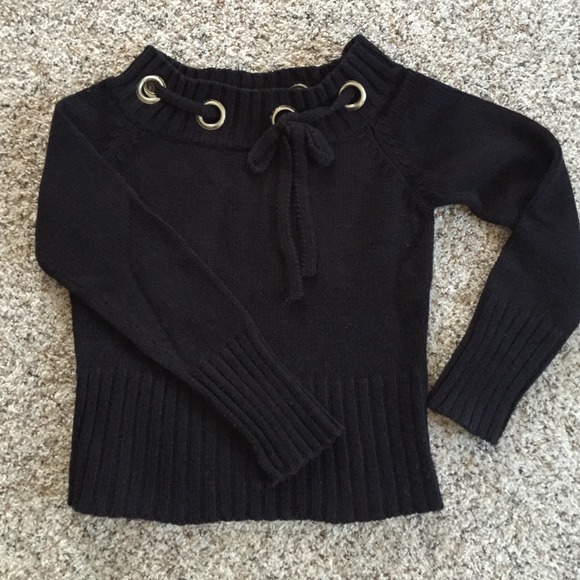 Navy knit sweater