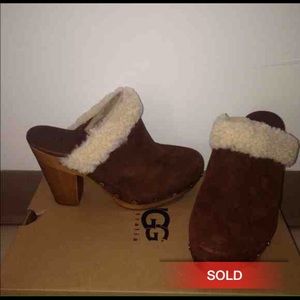 Sold on Mer. BRAND NEW! UGG slip on heel shoes