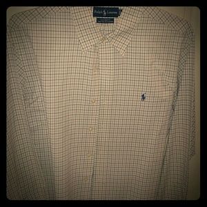 Men polo button up.