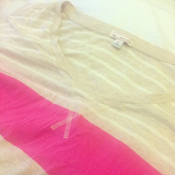 Gap Colorblock Drop-Sleeve Tee in Ivory