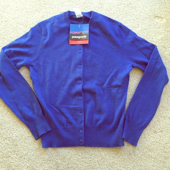 SOLD IN BUNDLE. royal blue 100% cashmere cardigan