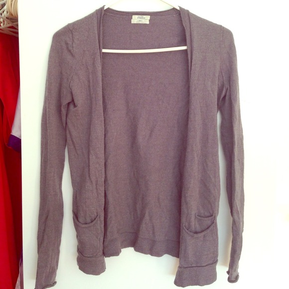 Madewell (Wallace) cardigan - purple/grey