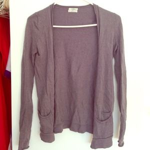 Madewell (Wallace) cardigan - purple/grey