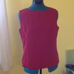 Sleeveless Red Top