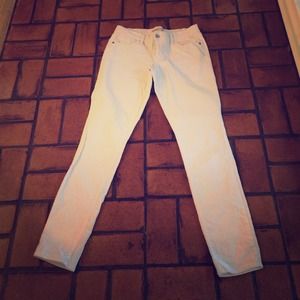 Cream Skinny Corduroy