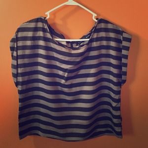 Ali&Kris: Black and Grey striped shirt