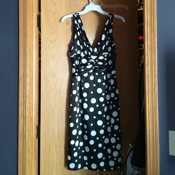 Chanel themed dress, polka dot. Perfect!