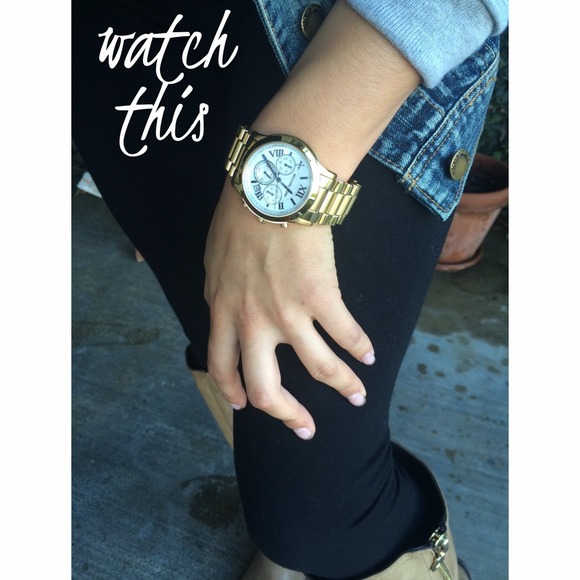 Michael Kors Accessories - Gold MK watch