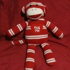 Valentine's Day "Hug Me" Sock Monkey!
