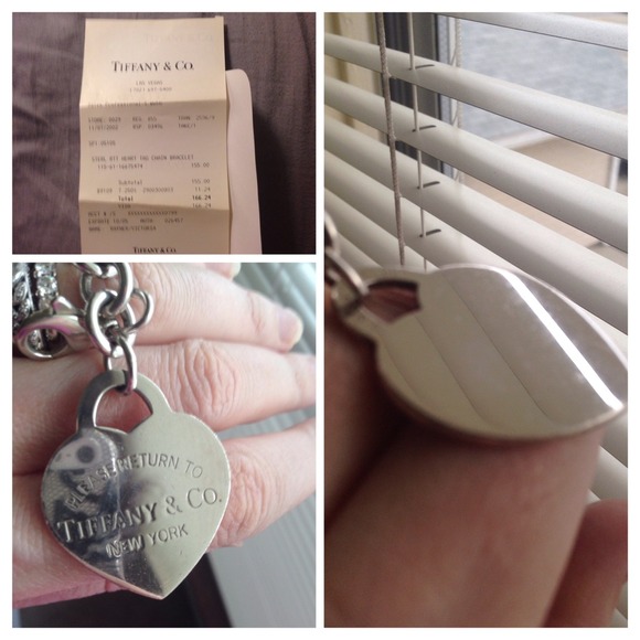 Authentic Tiffany & Co XL heart tag bracelet - Picture 4 of 4