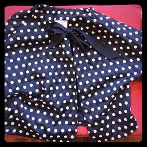 Loft polka dot blazer