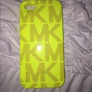 Michael Kors lime green iPhone 5 case