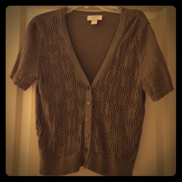 Loft short sleeve/waist sweater