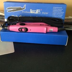 Hair extension iron new with box